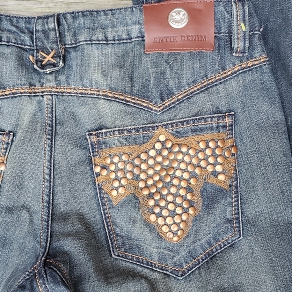 Antik Mens Jeans Lots of Studs EUC - Picture 5 of 7